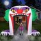 Giant 10 FT Halloween Inflatables Clown Archway Outdoor Decorations,(Purple)